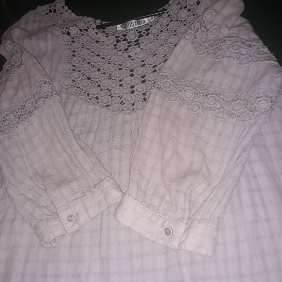 Mono Reno crochet dress size S lilac purple feminine lightweight boho - Picture 13 of 16